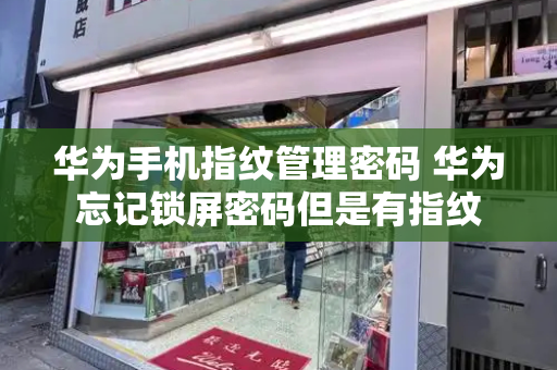 华为手机指纹管理密码 华为忘记锁屏密码但是有指纹