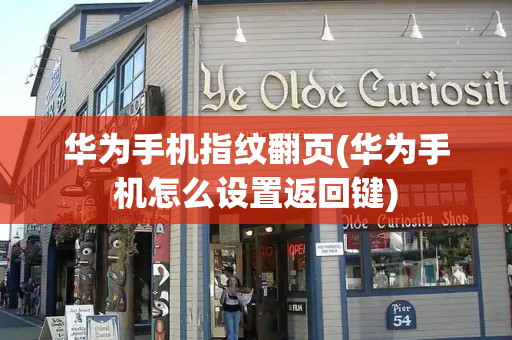 华为手机指纹翻页(华为手机怎么设置返回键)