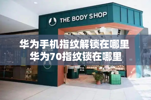 华为手机指纹解锁在哪里 华为70指纹锁在哪里