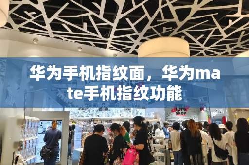 华为手机指纹面，华为mate手机指纹功能