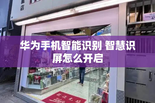 华为手机智能识别 智慧识屏怎么开启-第1张图片-星选测评