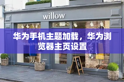 华为手机主题加载，华为浏览器主页设置
