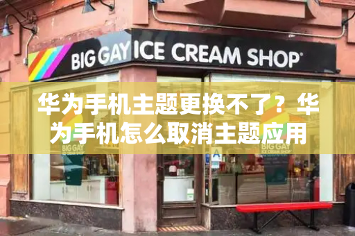 华为手机主题更换不了？华为手机怎么取消主题应用-第1张图片-星选测评
