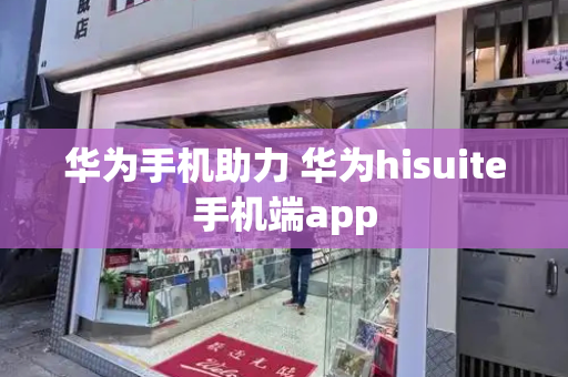 华为手机助力 华为hisuite手机端app-第1张图片-星选测评