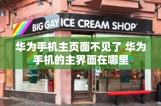 华为手机主页面不见了 华为手机的主界面在哪里-第1张图片-星选测评