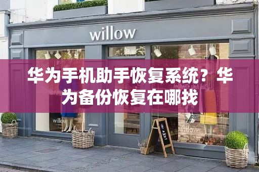华为手机助手恢复系统？华为备份恢复在哪找-第1张图片-星选测评