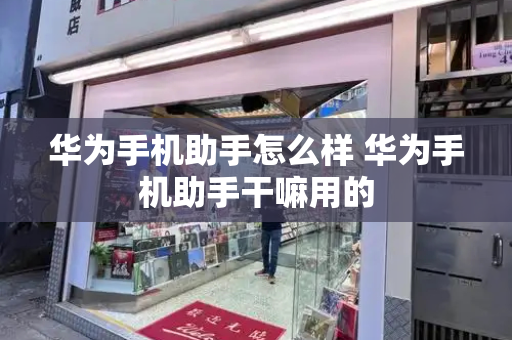 华为手机助手怎么样 华为手机助手干嘛用的-第1张图片-星选测评