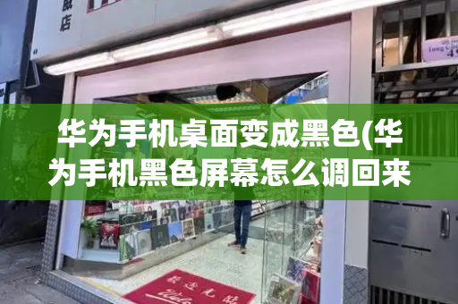 华为手机桌面变成黑色(华为手机黑色屏幕怎么调回来)-第1张图片-星选测评