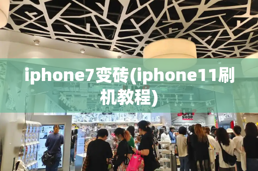 iphone7变砖(iphone11刷机教程)