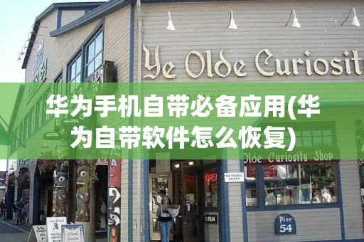 华为手机自带必备应用(华为自带软件怎么恢复)