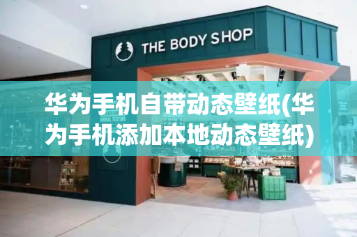 华为手机自带动态壁纸(华为手机添加本地动态壁纸)