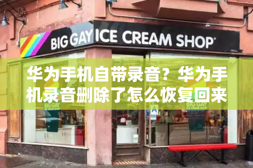 华为手机自带录音？华为手机录音删除了怎么恢复回来-第1张图片-星选测评