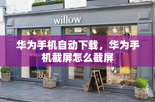 华为手机自动下载，华为手机截屏怎么截屏-第1张图片-星选测评