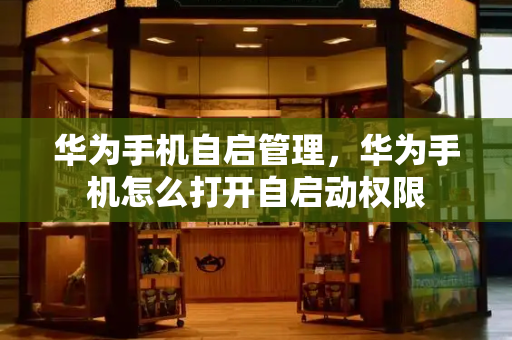 华为手机自启管理，华为手机怎么打开自启动权限