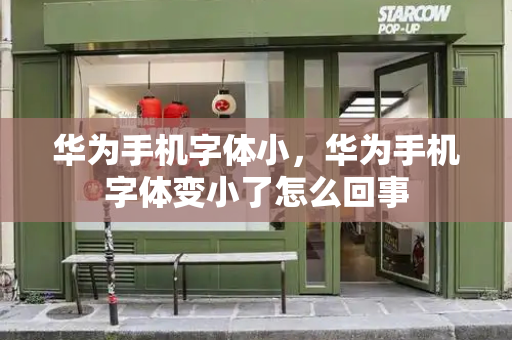 华为手机字体小，华为手机字体变小了怎么回事