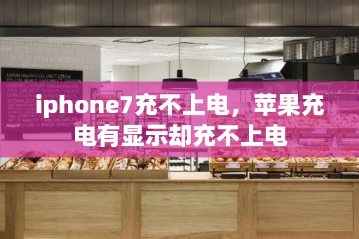 iphone7充不上电，苹果充电有显示却充不上电