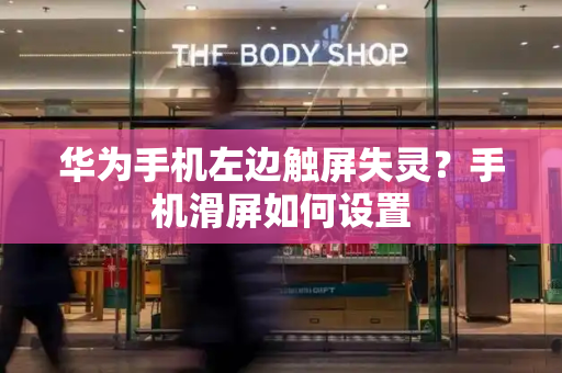 华为手机左边触屏失灵？手机滑屏如何设置-第1张图片-星选测评