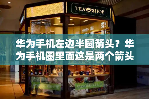 华为手机左边半圆箭头？华为手机圈里面这是两个箭头