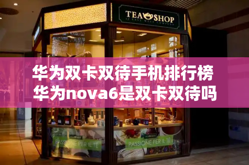 华为双卡双待手机排行榜 华为nova6是双卡双待吗-第1张图片-星选测评
