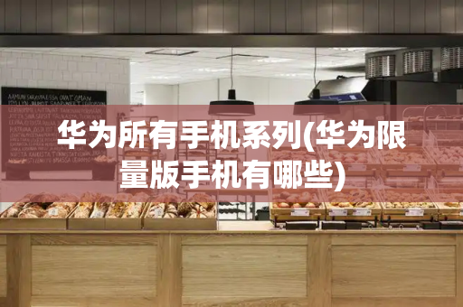 华为所有手机系列(华为限量版手机有哪些)