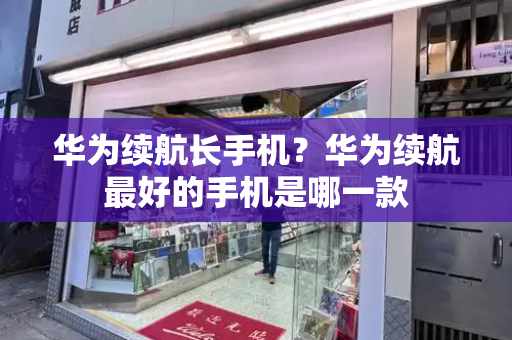 华为续航长手机？华为续航最好的手机是哪一款-第1张图片-星选测评