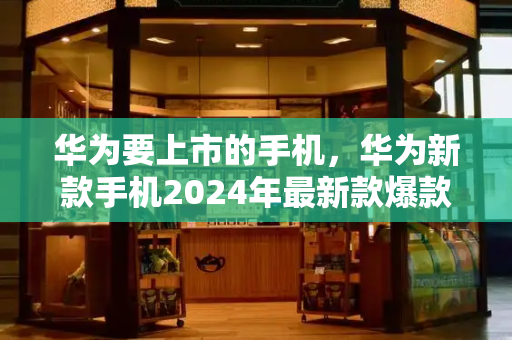 华为要上市的手机，华为新款手机2024年最新款爆款