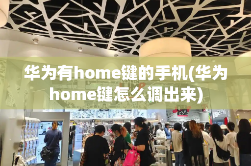 华为有home键的手机(华为home键怎么调出来)-第1张图片-星选测评