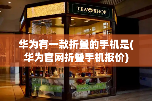 华为有一款折叠的手机是(华为官网折叠手机报价)