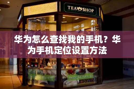 华为怎么查找我的手机？华为手机定位设置方法-第1张图片-星选测评
