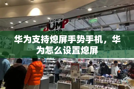 华为支持熄屏手势手机，华为怎么设置熄屏-第1张图片-星选测评