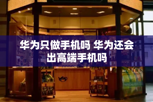 华为只做手机吗 华为还会出高端手机吗-第1张图片-星选测评