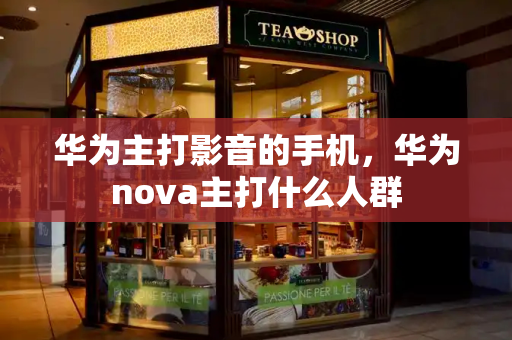 华为主打影音的手机，华为nova主打什么人群-第1张图片-星选测评