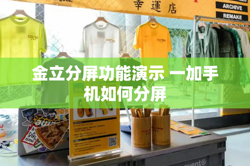 金立分屏功能演示 一加手机如何分屏-第1张图片-星选测评