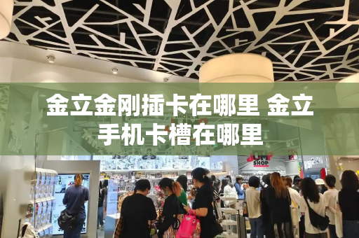 金立金刚插卡在哪里 金立手机卡槽在哪里-第1张图片-星选测评