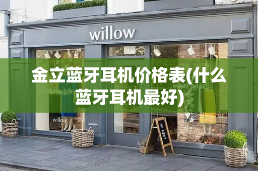 金立蓝牙耳机价格表(什么蓝牙耳机最好)