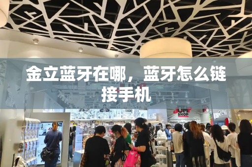 金立蓝牙在哪，蓝牙怎么链接手机