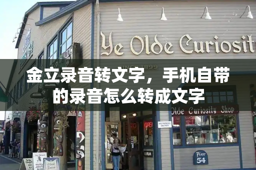 金立录音转文字，手机自带的录音怎么转成文字