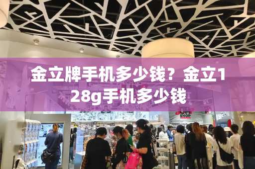 金立牌手机多少钱？金立128g手机多少钱