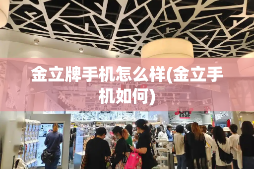 金立牌手机怎么样(金立手机如何)