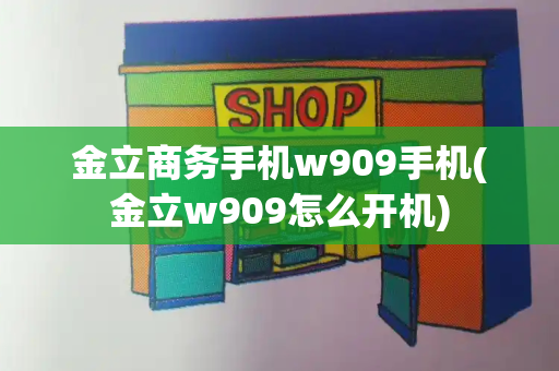 金立商务手机w909手机(金立w909怎么开机)-第1张图片-星选测评