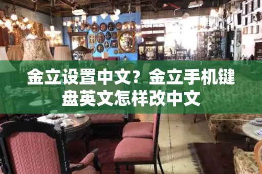金立设置中文？金立手机键盘英文怎样改中文-第1张图片-星选测评