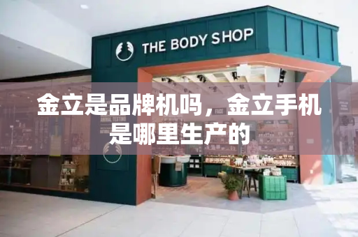 金立是品牌机吗，金立手机是哪里生产的-第1张图片-星选测评