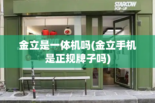 金立是一体机吗(金立手机是正规牌子吗)-第1张图片-星选测评