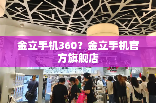 金立手机360？金立手机官方旗舰店
