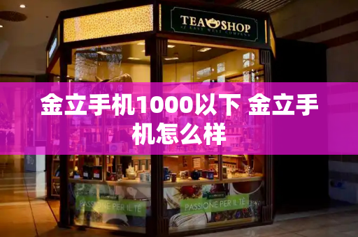 金立手机1000以下 金立手机怎么样-第1张图片-星选测评