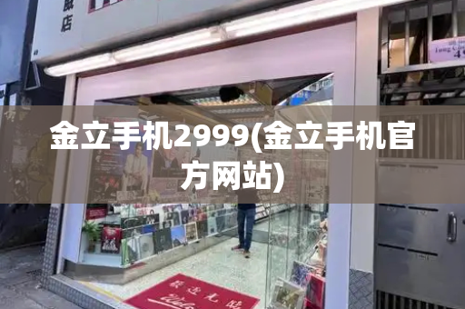 金立手机2999(金立手机官方网站)-第1张图片-星选测评