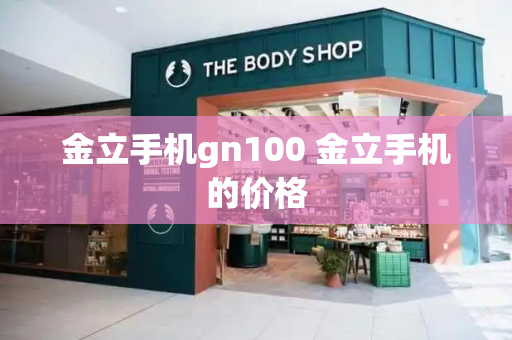 金立手机gn100 金立手机的价格-第1张图片-星选测评