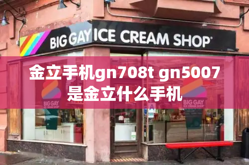 金立手机gn708t gn5007是金立什么手机-第1张图片-星选测评