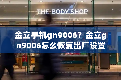 金立手机gn9006？金立gn9006怎么恢复出厂设置-第1张图片-星选测评