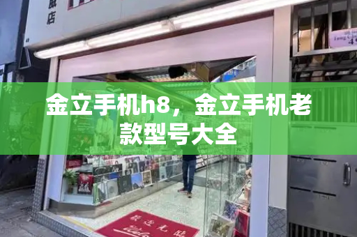 金立手机h8，金立手机老款型号大全-第1张图片-星选测评